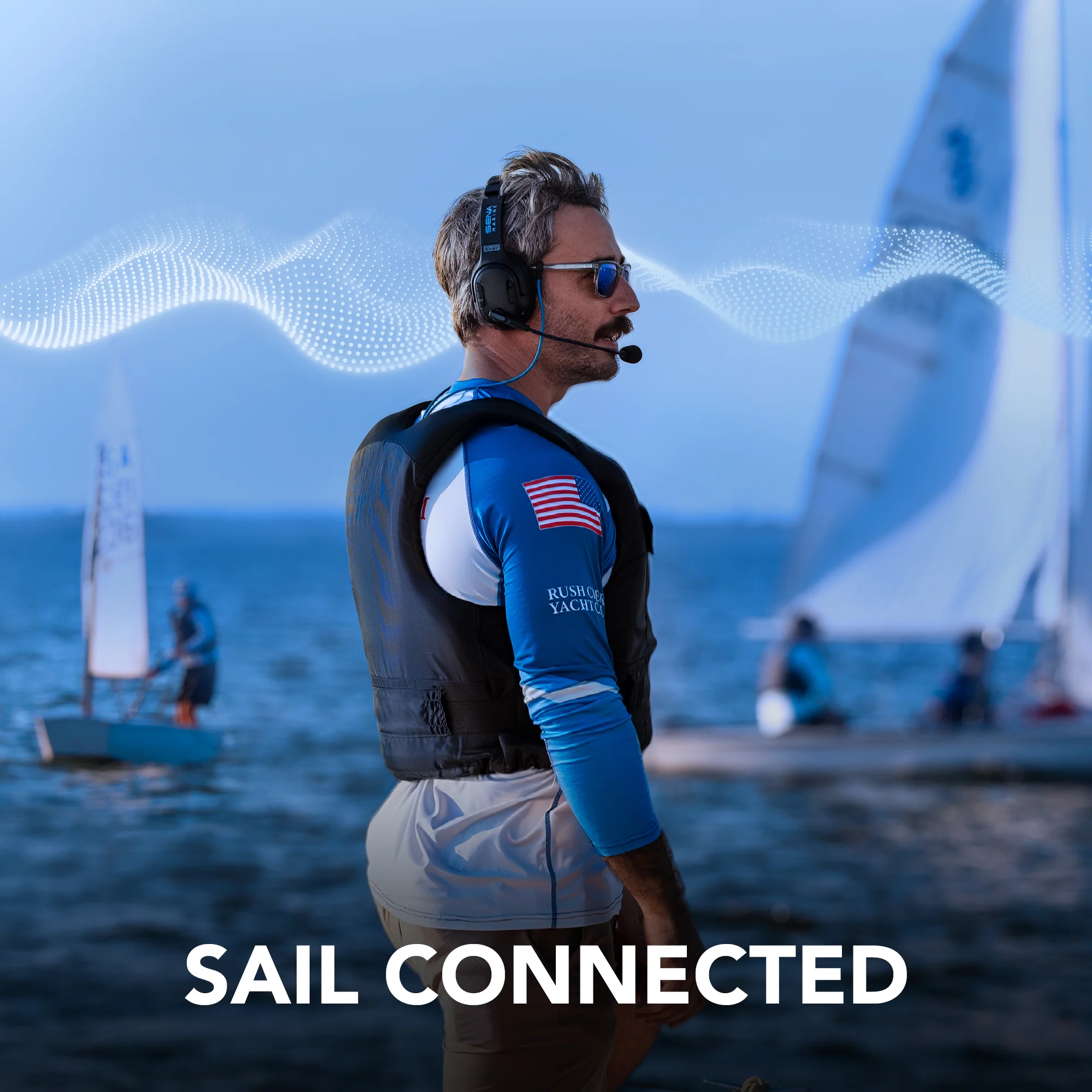 Nautitalk EASY Mono Ear Mesh Communication Headset - Image 9